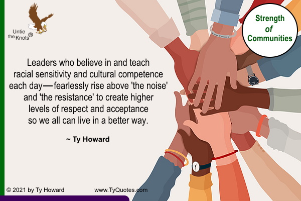 Ty Howard's Diversity Inclusion Cultural Sensitivity Quote Diversity and Inclusion Coach Ty Howard Maryland DC Virginia